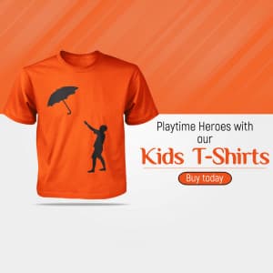 Kids T Shirt business banner