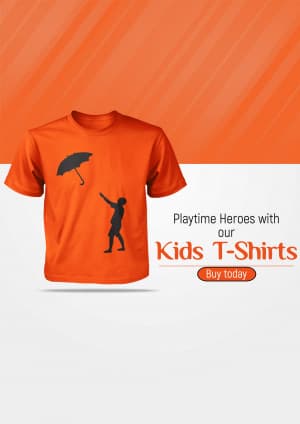 Kids T Shirt business flyer