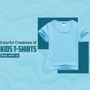 Kids T Shirt marketing poster