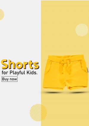 Kids Shorts flyer