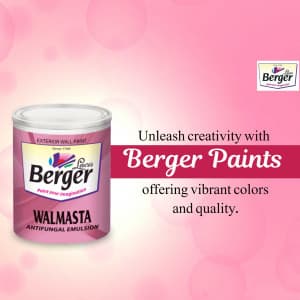 Berger Paints banner