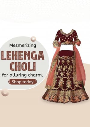 Women Lehenga Cholis business template