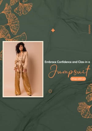 Women Jumpsuits marketing poster