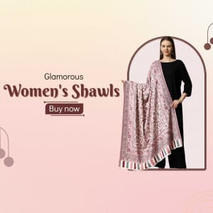 Women Shawls flyer