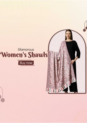 Women Shawls template