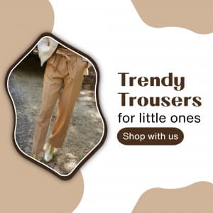 Kids Trousers marketing post