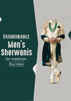 Men Sherwanis business post