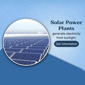 Solar Power Plant business banner