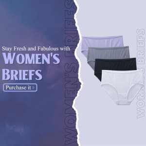 Women Briefs flyer