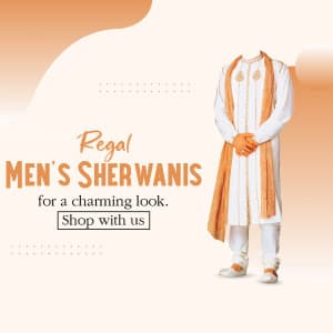 Men Sherwanis marketing post