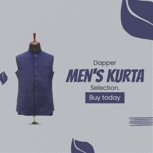 Men Kurtas & Kurta Sets business banner