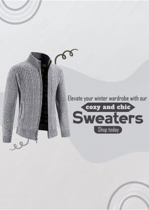 Men Sweaters facebook banner