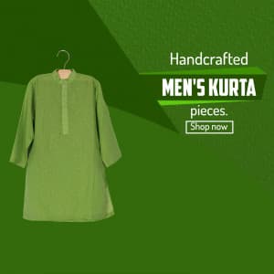 Men Kurtas & Kurta Sets business flyer