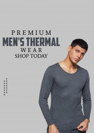 Men Thermals business flyer