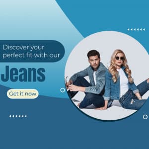 Jeans promotional post