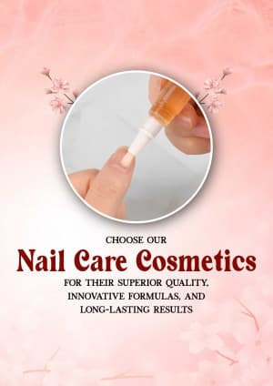 Nail Care marketing poster