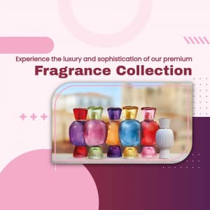 Fragrance promotional poster