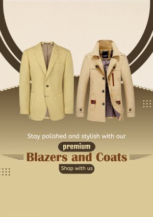 Men Blazers & Coats marketing post