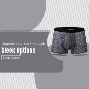 Men Briefs & Trunks business template