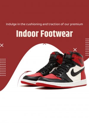 Indoor Sports Shoes business banner