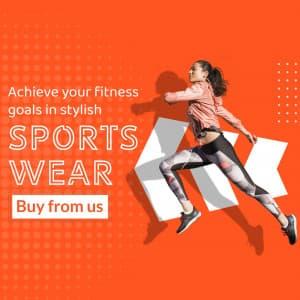 Sport Wear marketing post