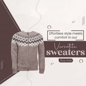 Men Sweaters business template