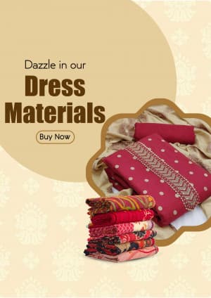 Women Dress Materials marketing post
