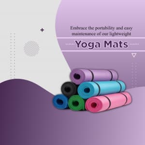 Yoga Mat marketing poster