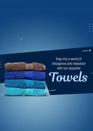 Towels promotional post