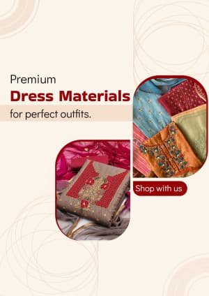 Women Dress Materials flyer