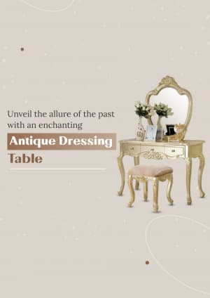 Dressing Tables business template