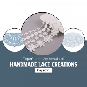 Lace marketing poster