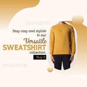 Men Sweatshirts marketing post