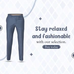 Men Casual Trousers business banner