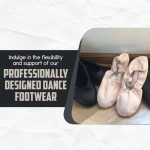 Dance Shoes business flyer