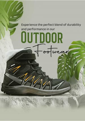 Outdoor Sports Shoes marketing post