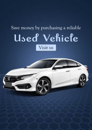 Used Vehicle Sell/Purchase instagram post