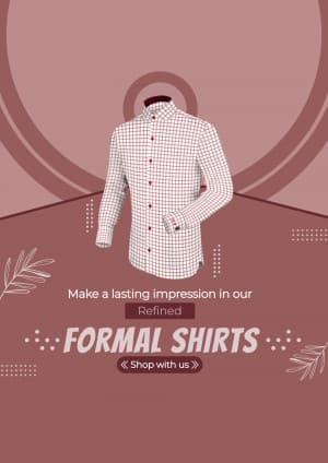 Men Formal Shirts facebook banner