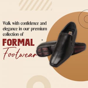 Formal Footwere marketing poster