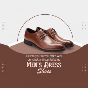 Men Shoes business flyer