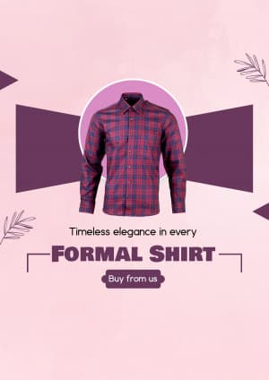 Men Formal Shirts instagram post