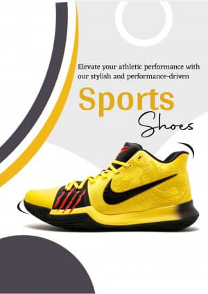 Sports Shoes business flyer