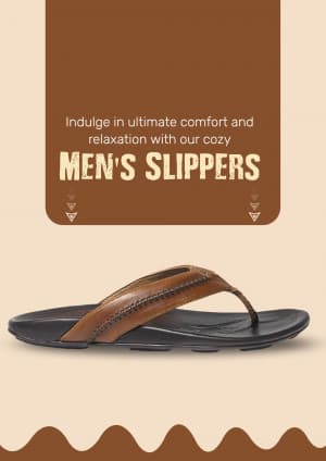 Men Slippers facebook ad