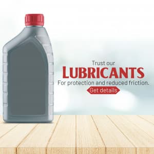 Lubricants promotional template