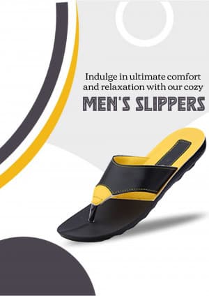 Men Slippers business video