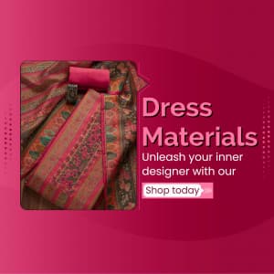 Women Dress Materials business template