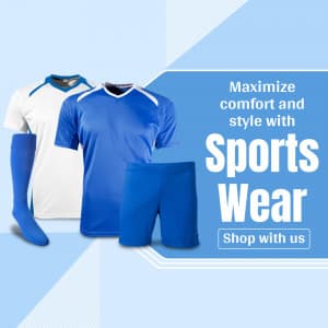 Sport Wear marketing poster