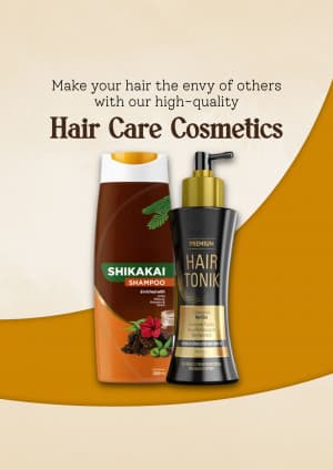 Hair Care marketing poster