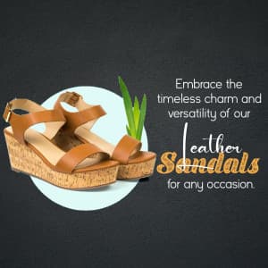 Leather Sandals business banner