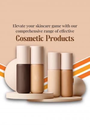 Skin Care Cosmetics business template
